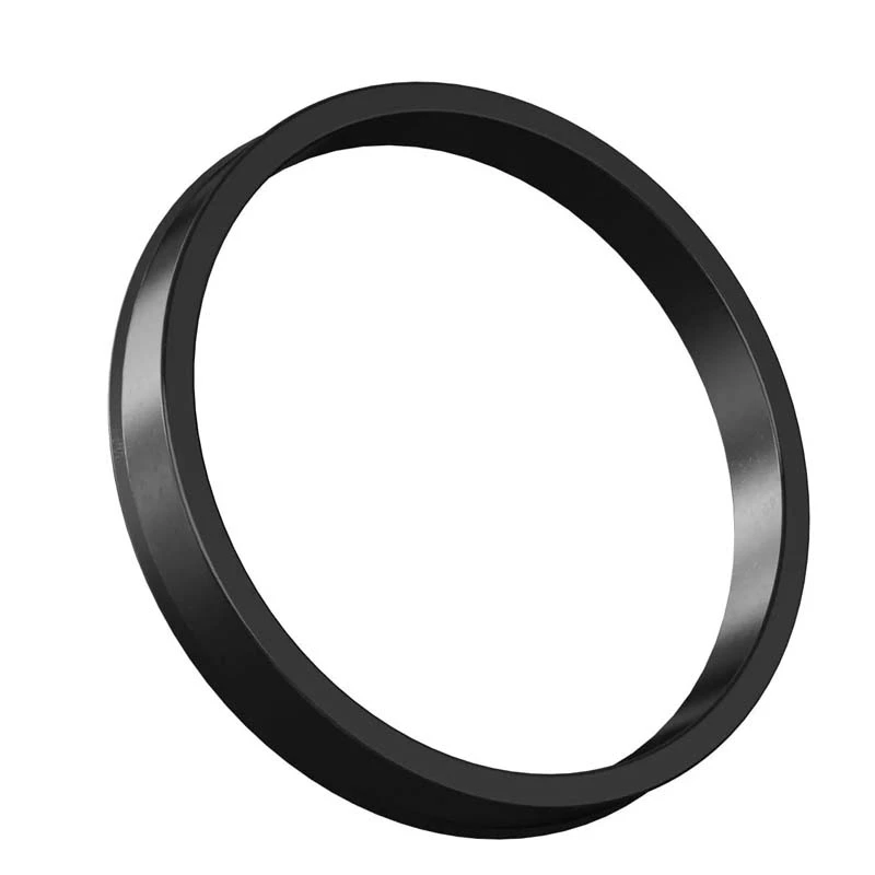 Anello centrale del mozzo in lega di alluminio nero